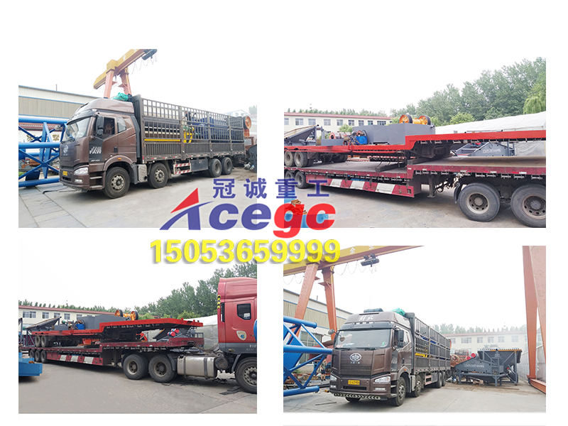Mobile gold car gold mining machinery on delivery to customer