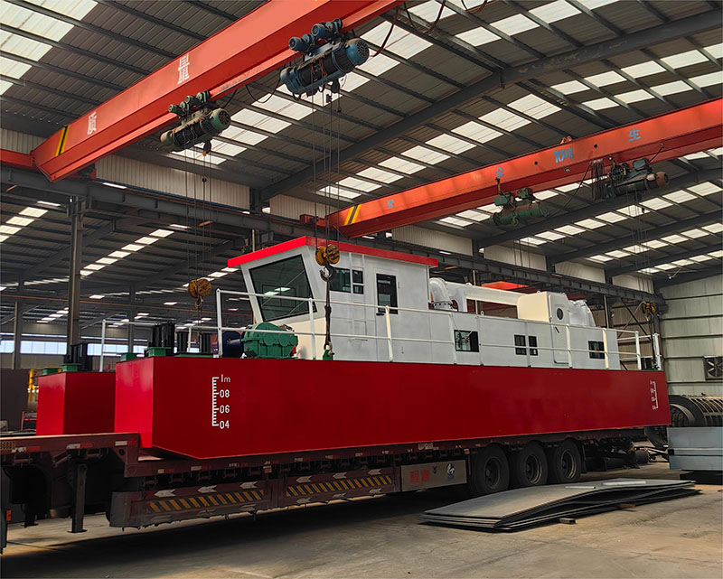 river drilling sand dredger